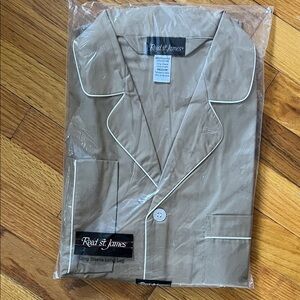 Tan Men’s long sleeve and long leg PJs